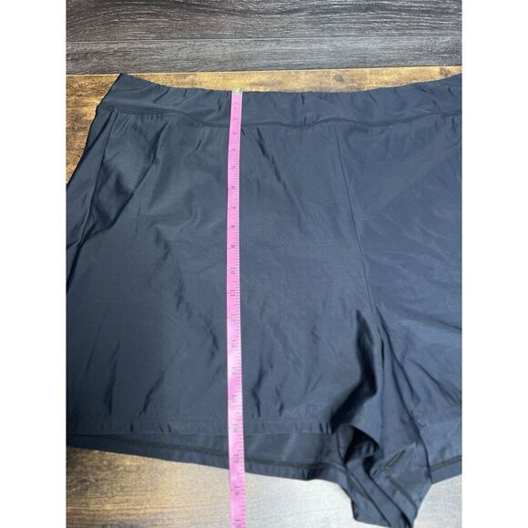 Swim Solutions Plus Size Swim Shorts, Style 525044X, Black, 22W,  MSRP $64. NWT! - Picture 6 of 9